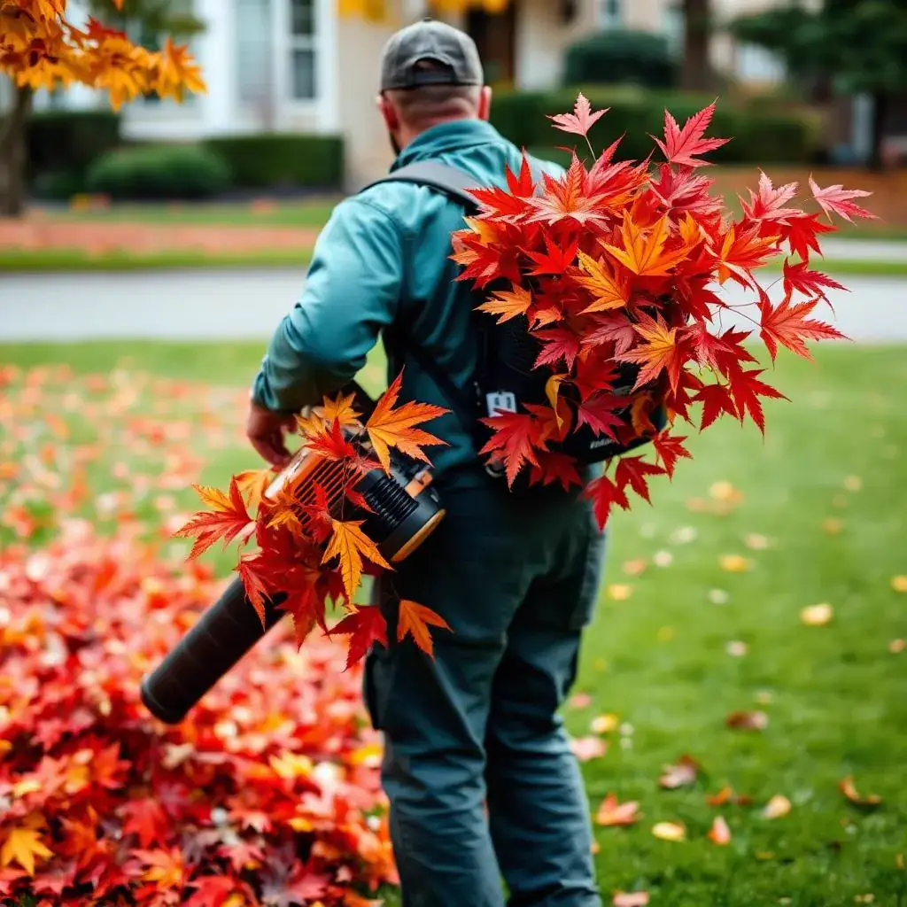 Ramassage automnal des feuilles